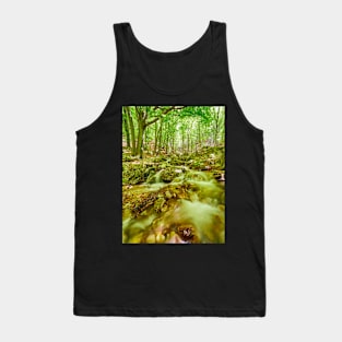 River flowing through rocks Tank Top